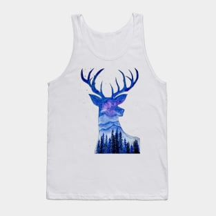 Blue winter Tank Top